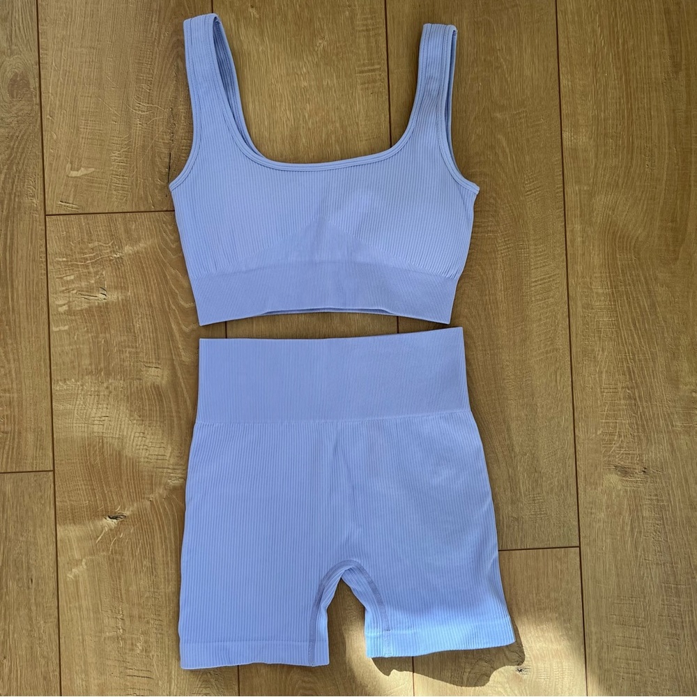Lilac 2 piece workout set